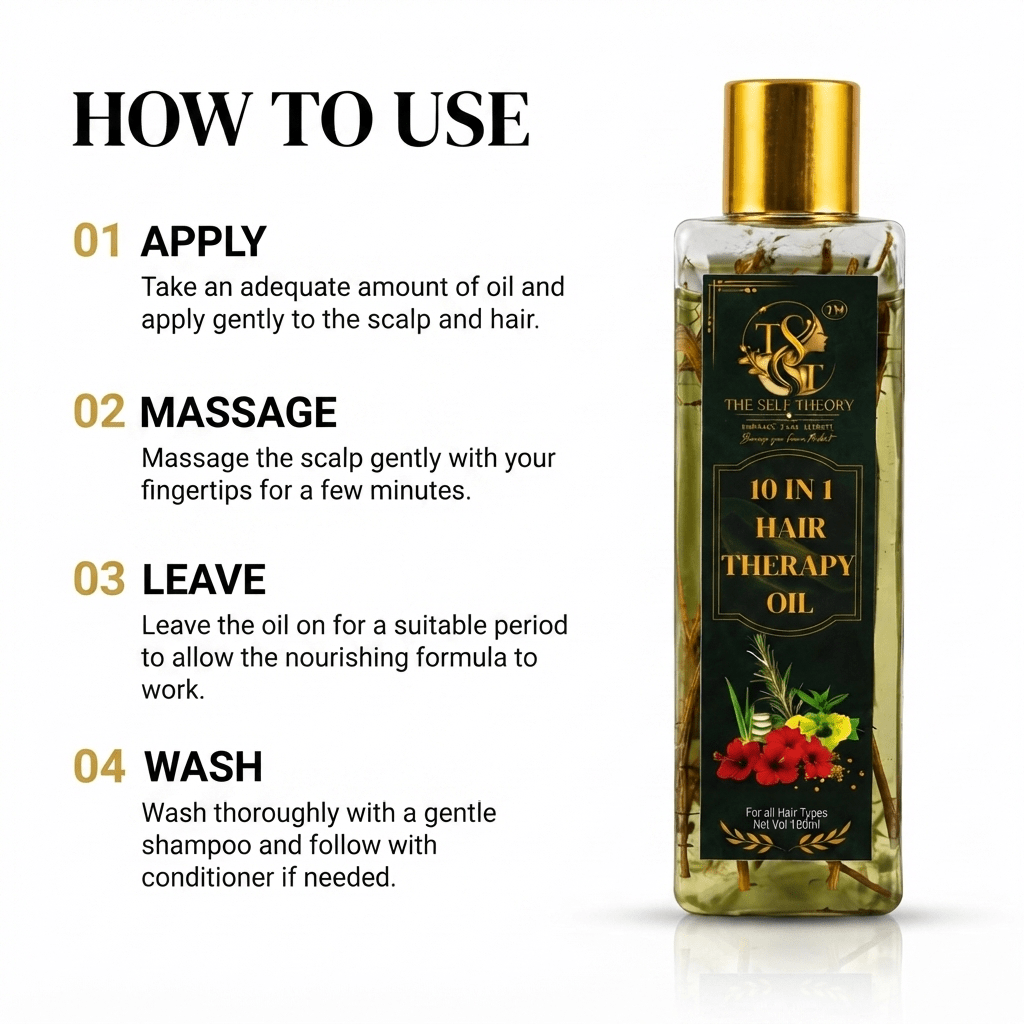 10 In 1 Hair Therapy Oil - The Self Theory