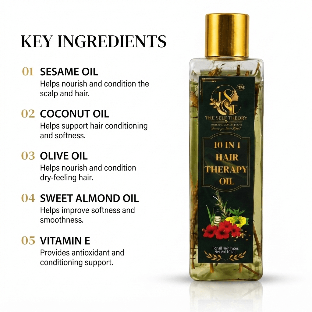10 In 1 Hair Therapy Oil - The Self Theory