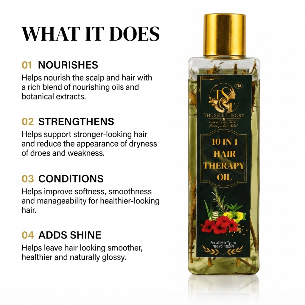 10 In 1 Hair Therapy Oil - The Self Theory