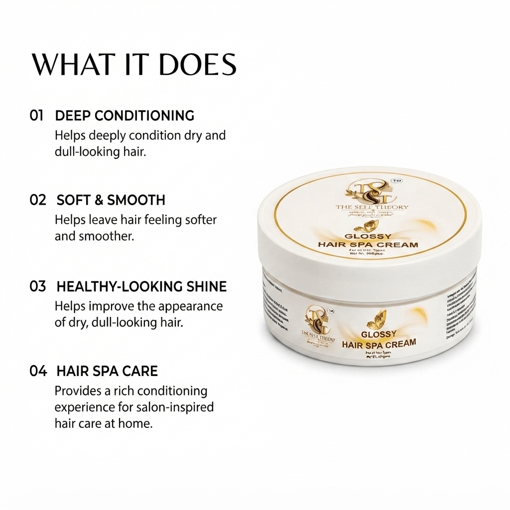 Glossy Hair SPA Cream - The Self Theory