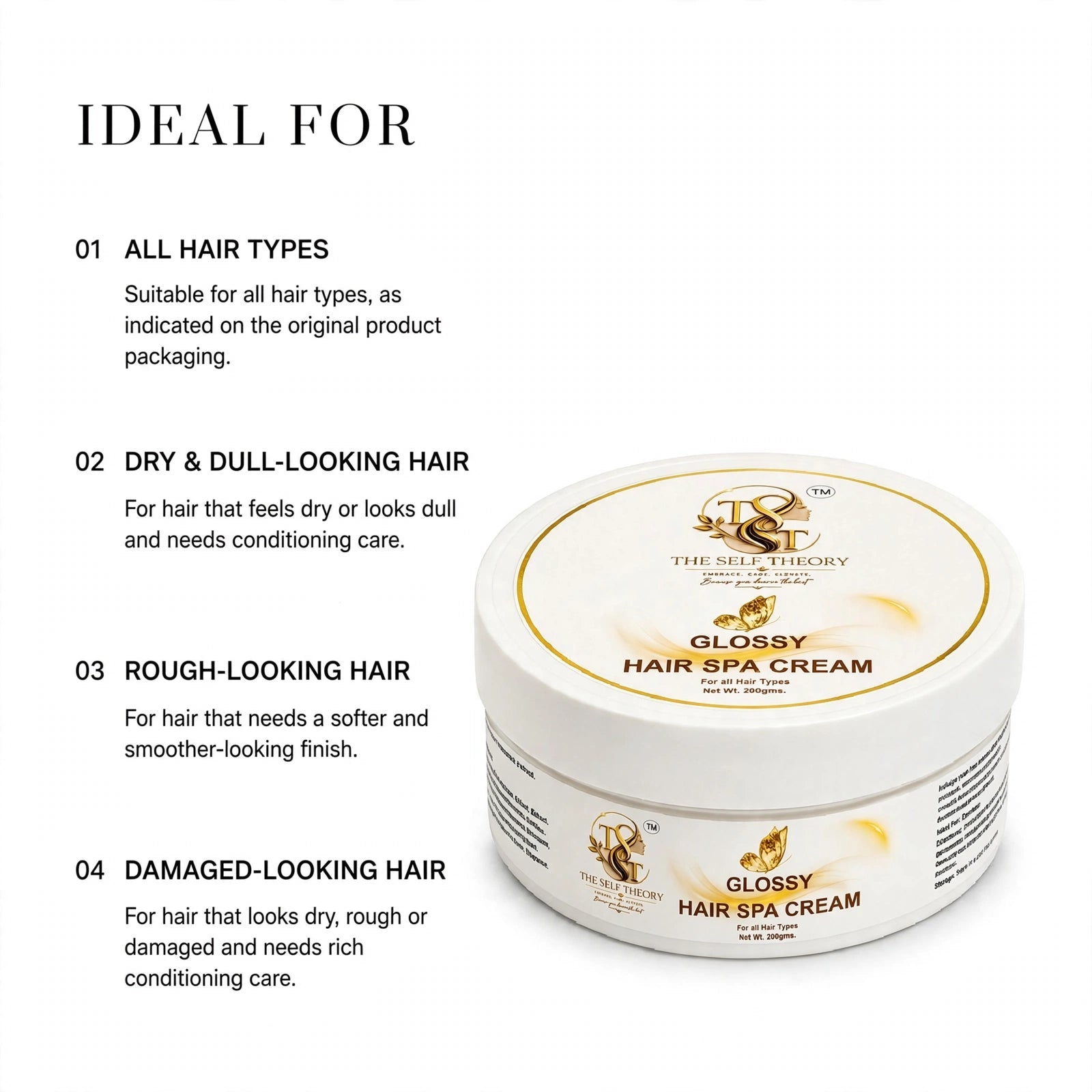 Glossy Hair SPA Cream - The Self Theory