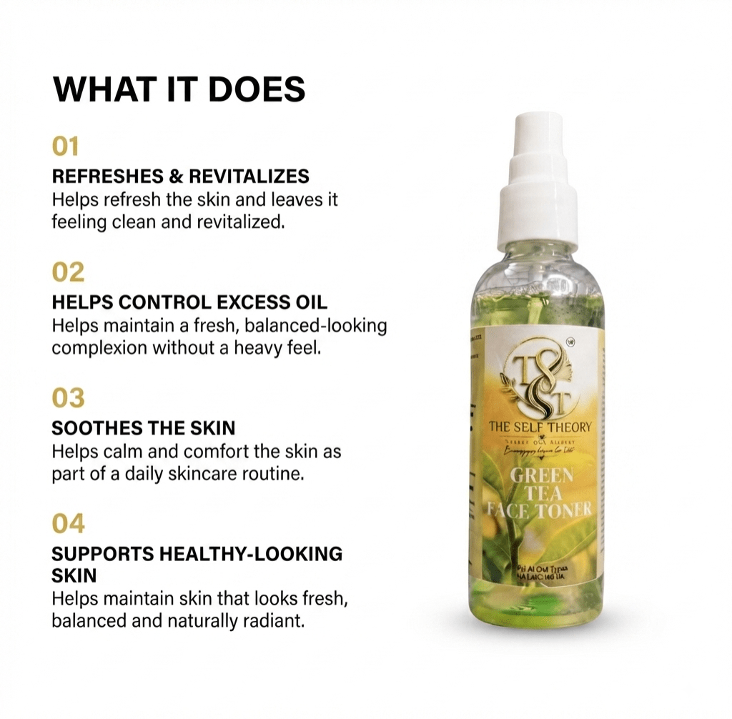 Green Tea Face Toner - The Self Theory