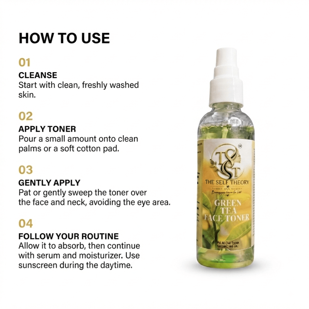 Green Tea Face Toner - The Self Theory