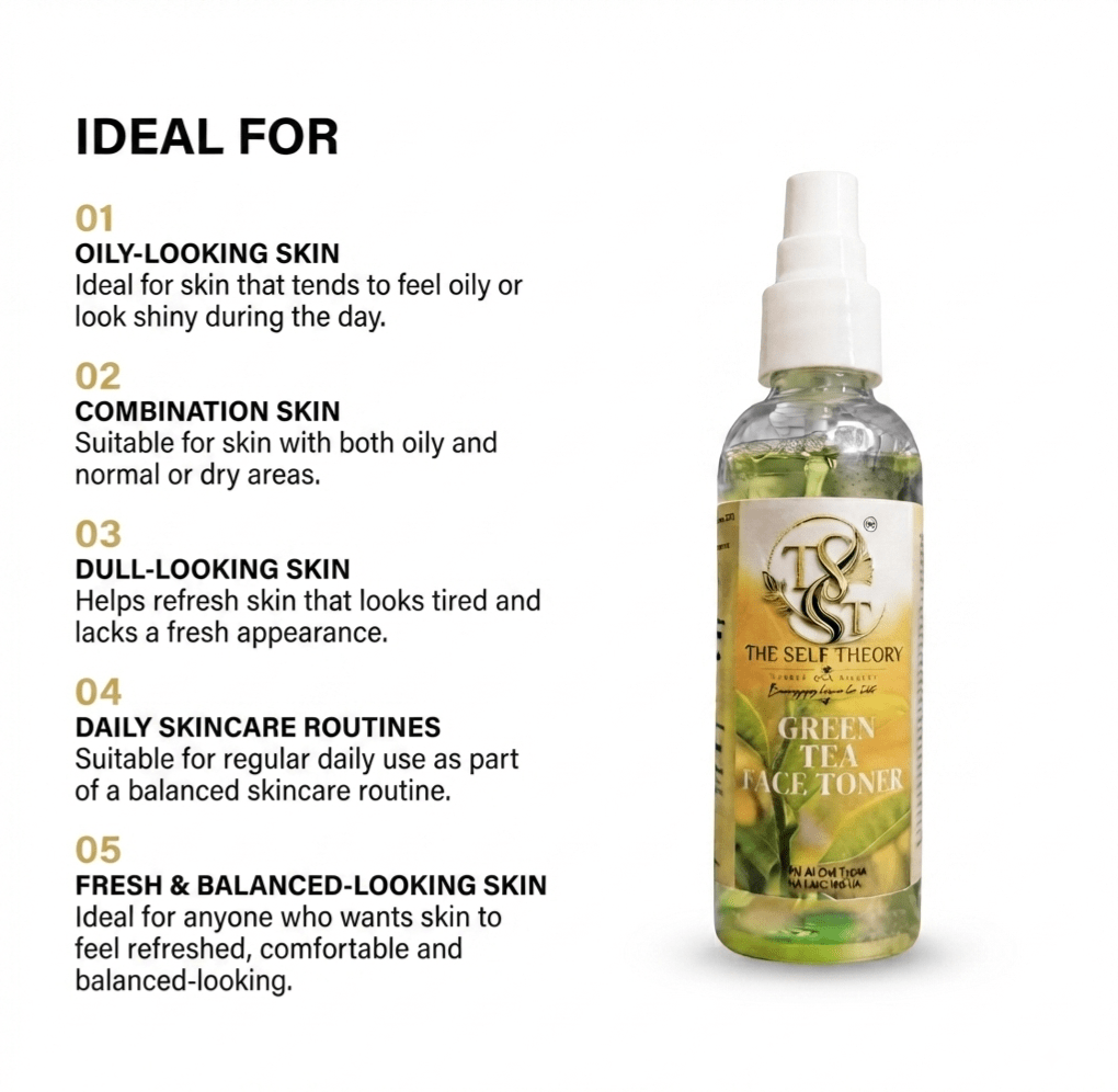 Green Tea Face Toner - The Self Theory