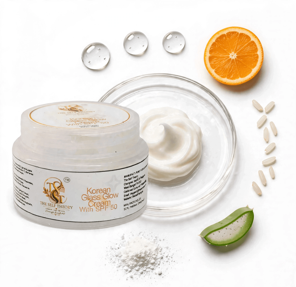 Korean Glass Glow Cream With SPF 50 - The Self Theory