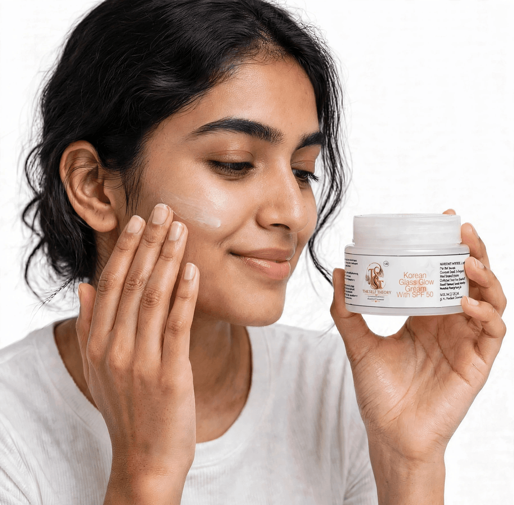 Korean Glass Glow Cream With SPF 50 - The Self Theory