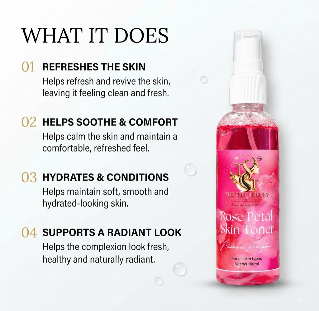Rose Petal Skin Toner - The Self Theory