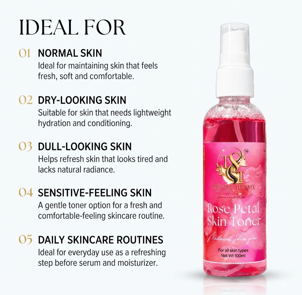 Rose Petal Skin Toner - The Self Theory