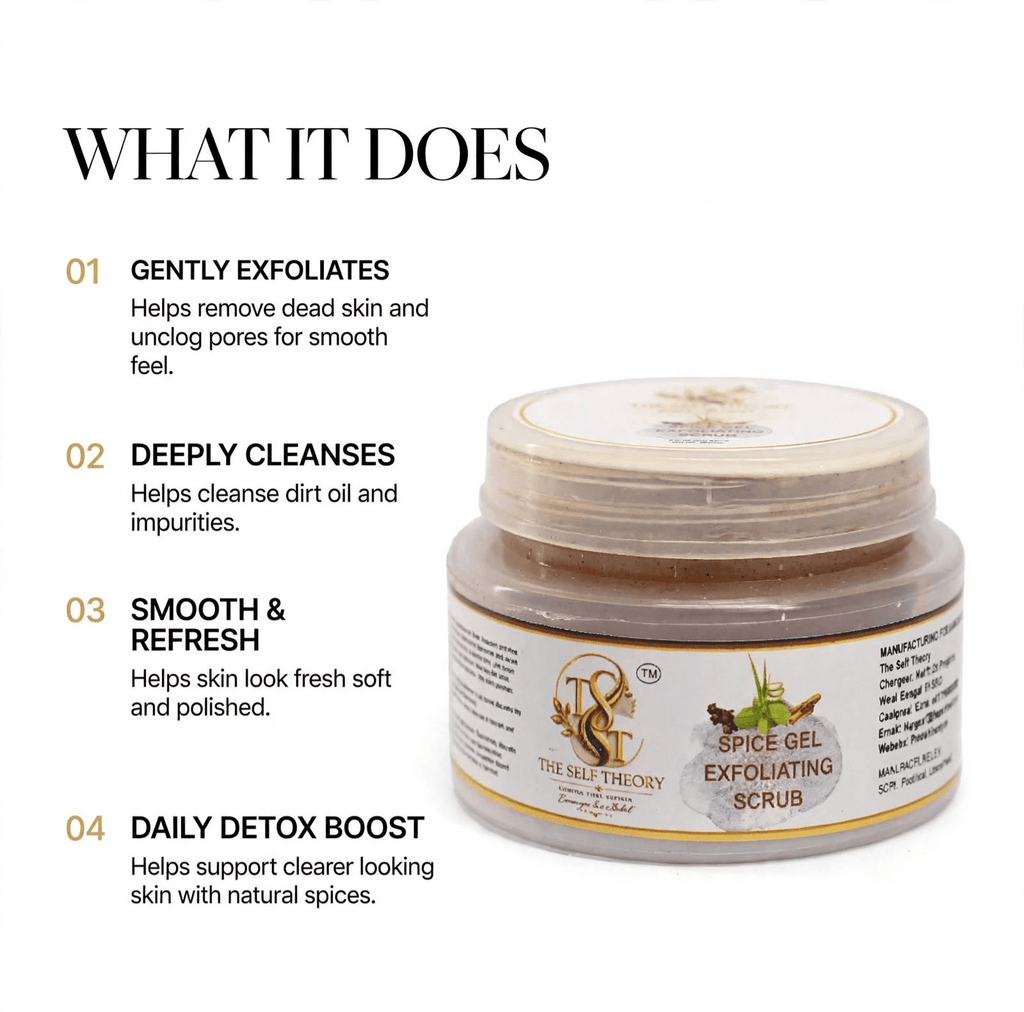 Spice Gel Exfoliating Scrub - The Self Theory