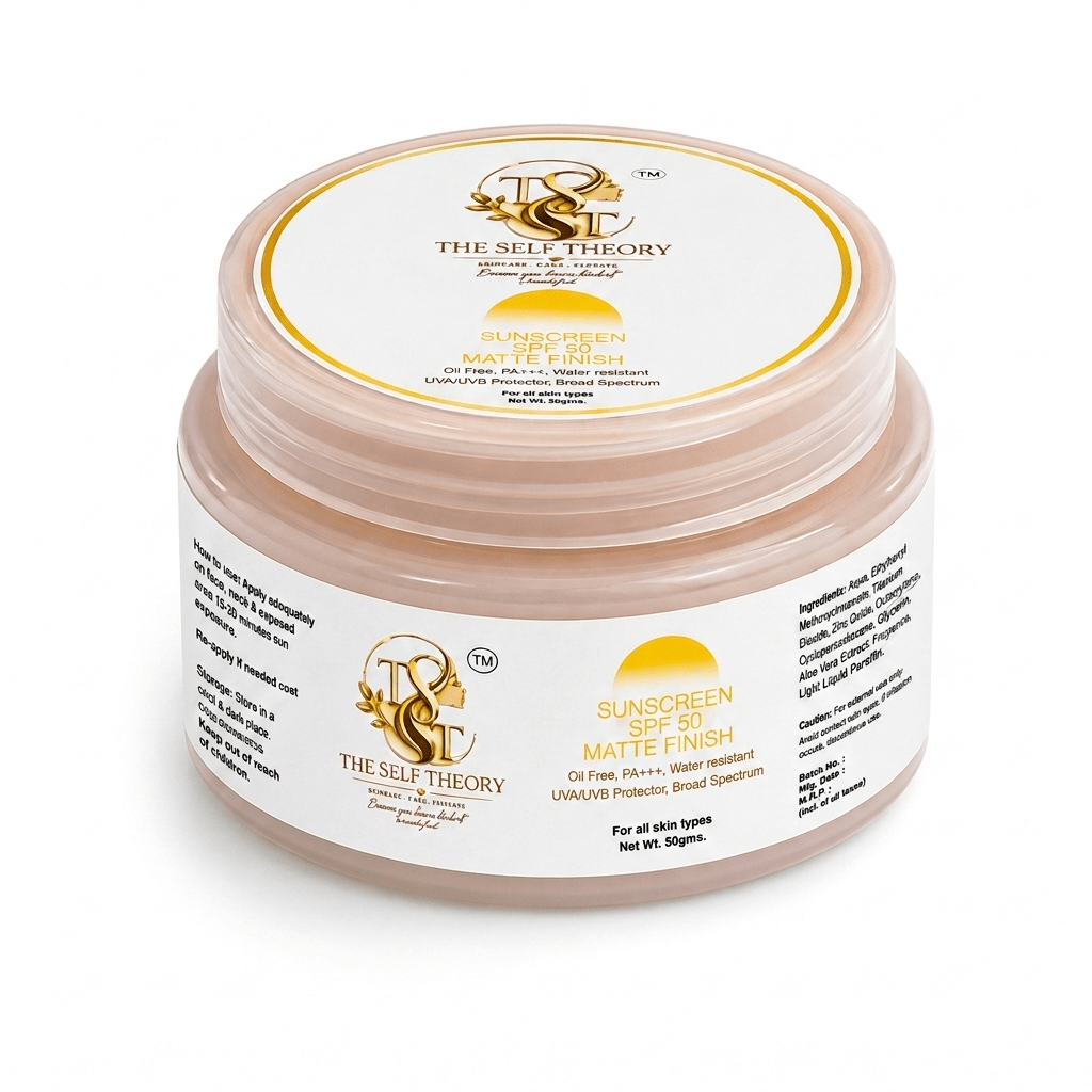 Sunscreen SPF 50 Matte Finish - The Self Theory