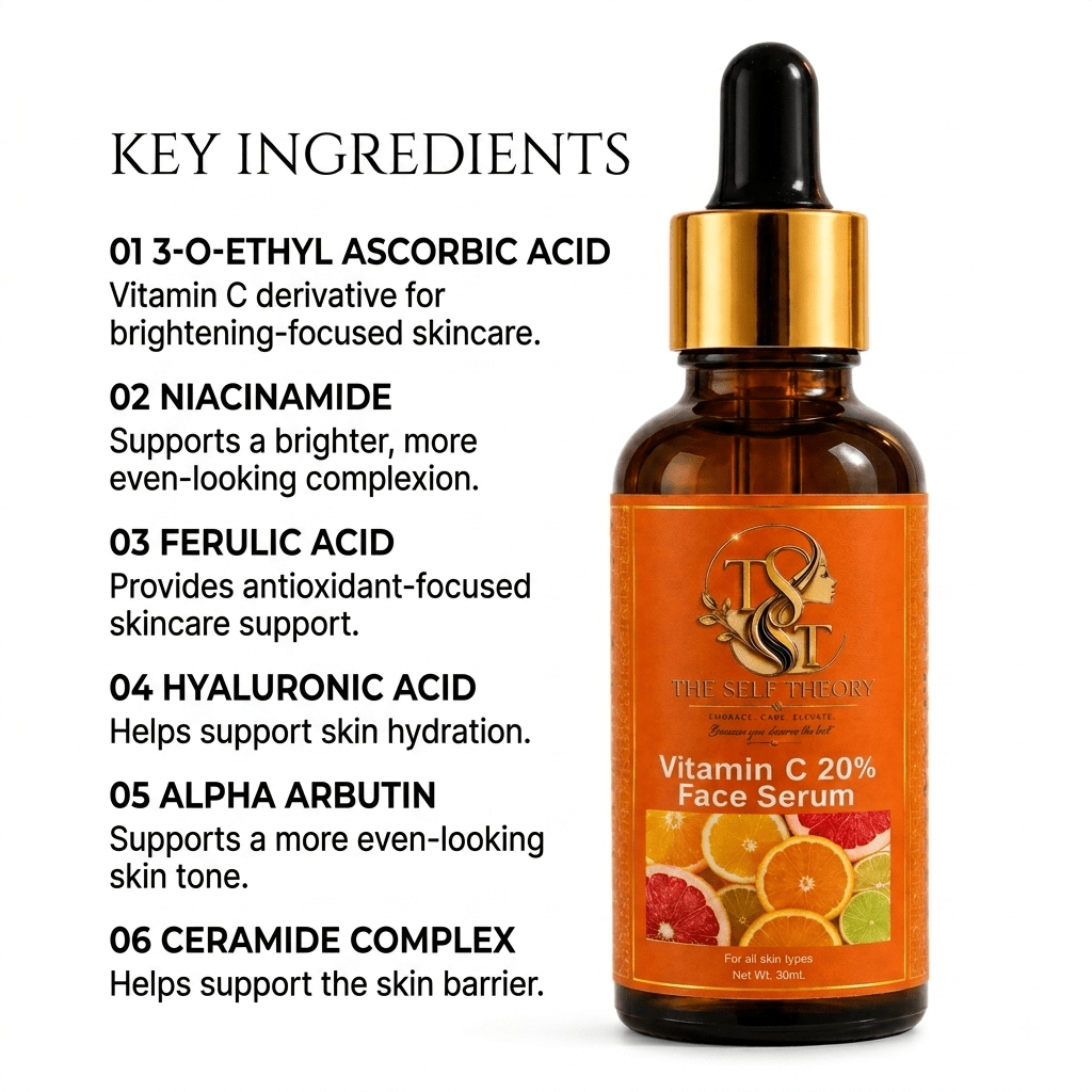 Vitamin C 20% Face Serum - The Self Theory