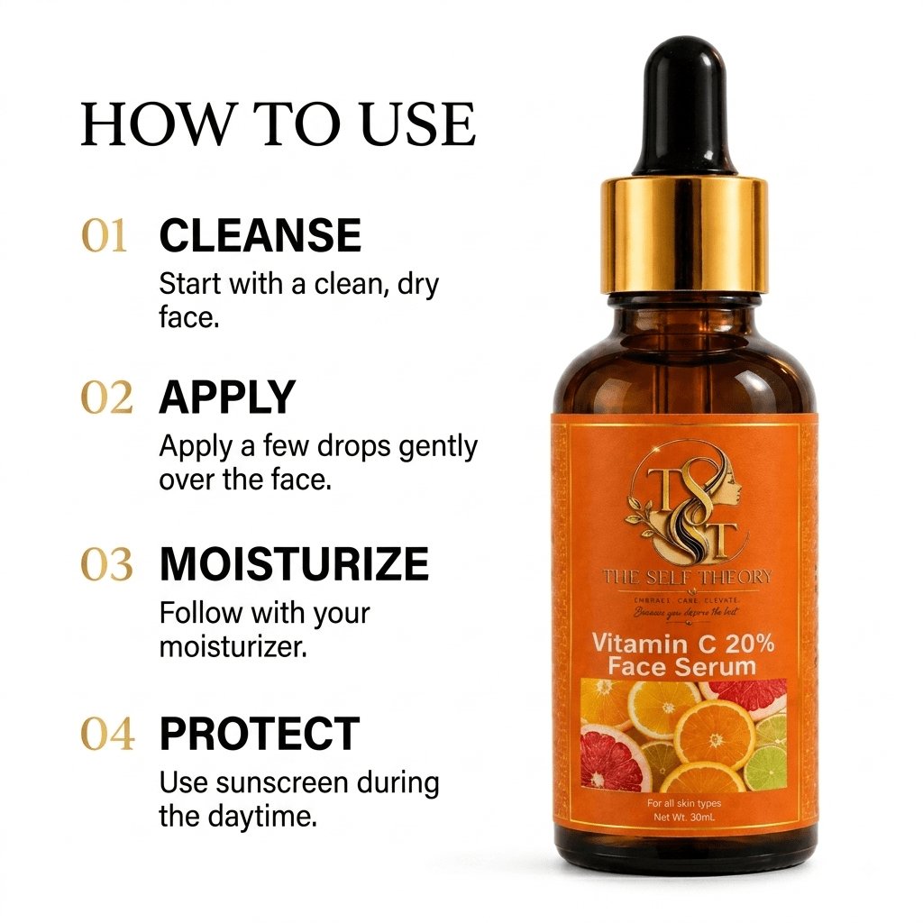Vitamin C 20% Face Serum - The Self Theory
